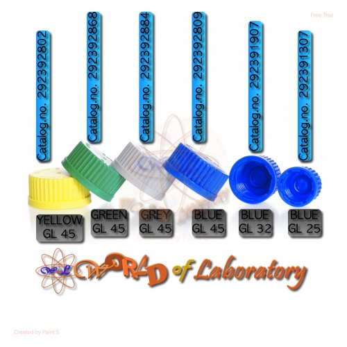 DURAN Screw Cap with Lip Seal & Pouring Ring, PP, for Lab Bottle