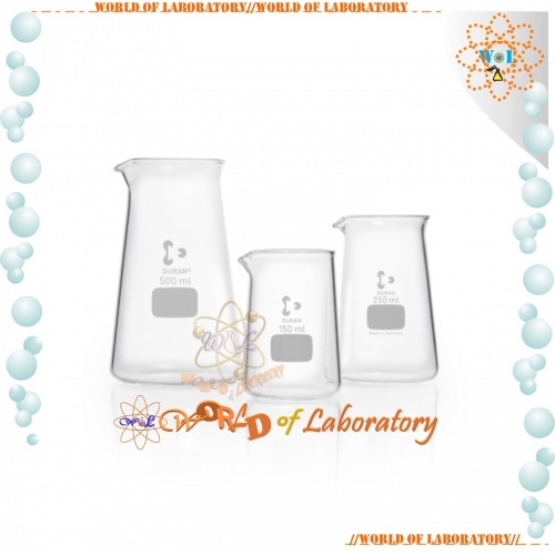 DURAN Philips Beaker Glass with Spout, Varian Capacity 150 mL - 500 mL