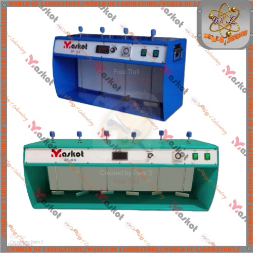 MASKOT Digital Flocculator 4 & 6 Spindle (Jar Test 4 & 6 Pengaduk) Model SP-4S & SP-6S, Garansi 1 Tahun