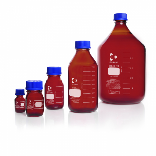 DURAN Laboratory Bottle, Amber, Capacity 10 mL - 20.000 mL