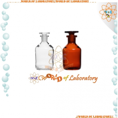 DURAN Reagent Bottle, Narrow Neck, Clear/Amber, Soda-Lime Glass, Variable Capacity 50 mL to 1000 mL