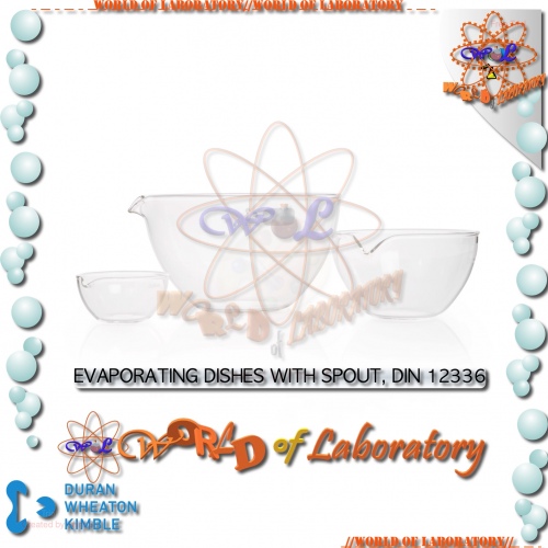 DURAN Evaporating Dishes with Spout, Variable Capacity 15mL - 2500mL