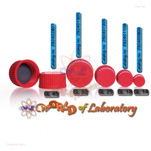 DURAN High Temperature Screw Cap from PBT & Pouring Ring EFTE