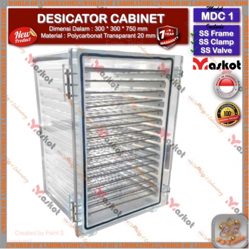 MASKOT Desicator Cabinet Model MDC 1, Garansi 1 Tahun