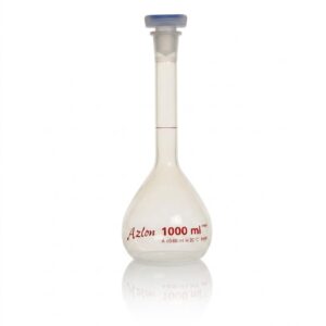 AZLON® Volumetric Flask 1000 mL, PMP (TPX), Class B