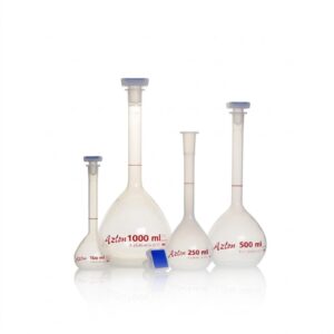 AZLON® Volumetric Flask, PMP (TPX), Class A, Variable Capacity 25 mL - 1.000 mL