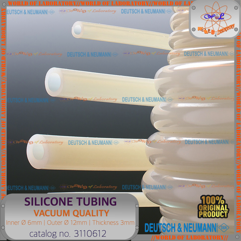 D&N® Silicone Tubing, Vacuum Quality, Variable Size Inner Diameter & Thickness - Gambar 2