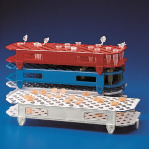KARTELL® Micro Test Tube Racks 1.5 mL, Polypropylene, Stackable and Autoclavable