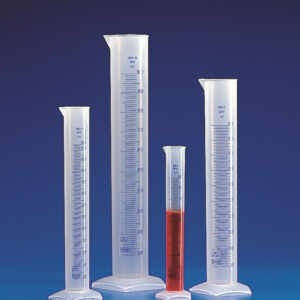 KARTELL® Measuring Cylinders Polypropyene, Tall Form, Class B, Blue Graduated, Variable Size