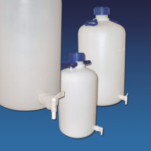 KARTELL® Carboys with Drain Stopcock HDPE, Variable Size